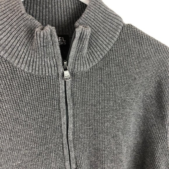MICHAEL Michael Kors 100% Cotton Sweater Gray - Picture 3 of 10